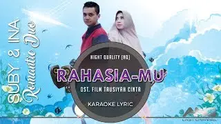 RahasiaMU Karaoke Lyric | SUBY-INA Romantic Duo (Hight Quality)