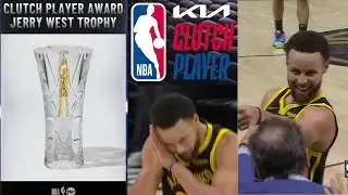 Steph Curry Wins Kia Clutch Player Award For Nba Season 2023-2024 🏀🔥💪