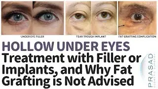 Treating Under Eye Hollows with Fillers or Implants, and Why Fat Grafting Isn't Advised