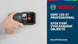 Jednoduchá a intuitivní detekce objektů ve stěnách pomocí GMS 120-27 Professional