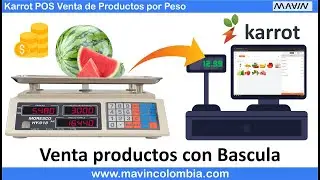 Cómo vender productos por peso en Karrot gracias a la App de Conexion de basculas PV-COM Windows