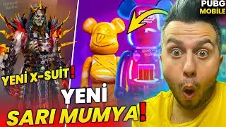 PUBG MOBİLE YENİ X-SUİT GELİYOR| SARI MUMYA YOLDAŞ GELİYOR 😯| PUBG MOBILE