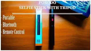Porodo Selfie Stick With Tripod | സെൽഫി സ്റ്റിക്ക് | Unboxing and review | Hamed's view #hamedsview