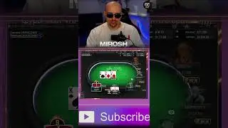 бабл финалки 109$ нок ) #shorts #mirosh #poker #shortvideo #highlights  #pokeronline #gg
