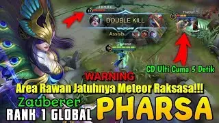 Fast Cooldown Ultimate Skill Just 5second!!! - Rank 1 Global Pharsa by Zauberer