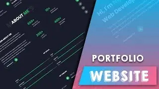 Portfolio Website Tutorial HTML, CSS, JavaScript