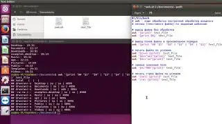Linux command awk.