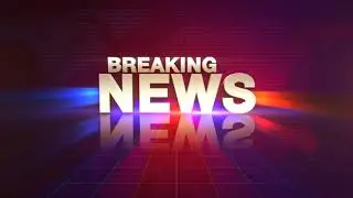 Animation Text Breaking News Free HD Stock footage /No copyright