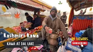 Kahwa Making in Dal Lake | Floating Shop at Dal Lake | Food Vlog