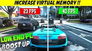 🔧 Increase Virtual Memory & Gaming Performance✅ FPS Boost | Low End Pc Performance Boost
