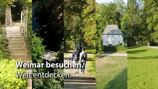 Entlang der Ilm. Weimar besuchen. Welt entdecken.