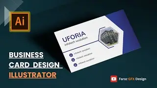 Business Card Design Illustrator Tutorials | Faraz GFX Design #graphicdesigntutorial