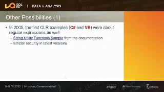 SQL Day 2022 - Regular Expressions in SQL Server - 20 Years of Development - Dejan Sarka