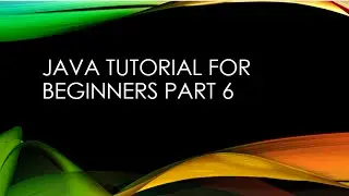 Java tutorial for beginners part 6 (do while loop)