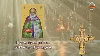Синаксар - 13.08. - Пренасяне мощите на св. Максим Изповедник, св.  Тихон Задонски