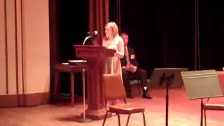 Erica's Speech at Milwaukee Civic Music Association (May 2013)