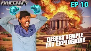 Taming ALLAY 🤩 but Activated the TNT in Desert Temple 💀 | Ak's Minecraft Part 10
