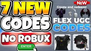 *NO ROBUX* ALL WORKING CODES FOR FLEX UGC CODES ROBLOX JUNE 2026 | ROBLOX FLEX UGC CODES CODES NEW