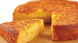 BOLO DE FLOCÃO DE MILHO COM QUEIJO RALADO  - (super fácil e cremoso - no liquidificador)