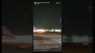 FedEx plane crash-landed with a landing gear issue in Tennessee
