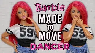 Barbie Made to Move Dancer Doll with NEW Curvy Body!