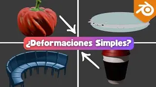 Simple Deform Tutorial in Blender - Save a lot of modeling time with this modifier