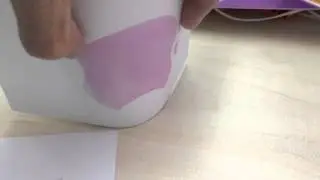 Thermochromic Ink, Reversible: Colourless to Colour