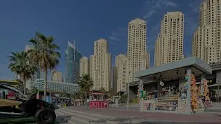 Walking JBR Dubai Marina
