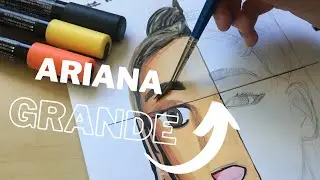 Drawing Ariana Grande In 4 DIFFERENT STYLES! Pt 2 (full video)