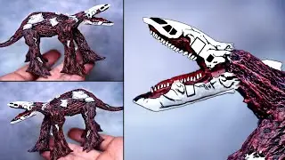 Making MUTATED AIRPLANE MONSTER Sculptures Timelapse The Infected Sky