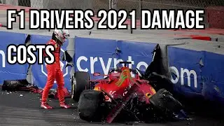 F1 drivers ranked by their 2021 damage costs