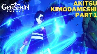 Akitsu Kimodameshi | Part 1 | Story Event | Dango Milk Location | Genshin Impact Event 3.3