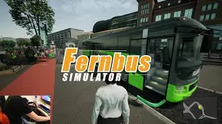 First look at | Fernbus Coach Simulator | Gameplay | Logitechg29