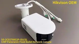 Hikvision OEM Panoramic AcuSense Fixed Bullet Network Camera DS-2CD2T66G2P-ISU/SL