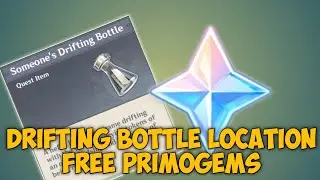 DRIFTING BOTTLE LOCATION, GET FREE PRIMOGEMS - GENSHIN IMPACT INDONESIA