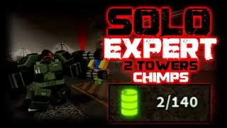 TDX Solo Expert 2 Tower Chimp | Roblox Tower Defense X