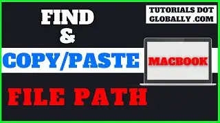 How to FIND & COPY/PASTE FILE PATH IN MACBOOK