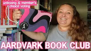 AARDVARK BOOK CLUB | unboxing, member's choice voting & giveaway
