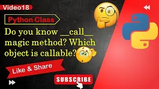 python __call__ method | __call__ vs __init__  in Hindi :  