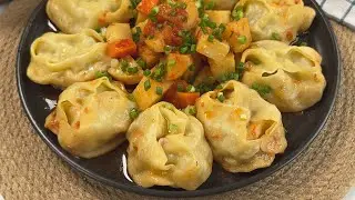 Qasqonsiz skovorodkada Manti tayyorlash /Манты на Сковороде! Вкуснейший обед или ужин на сковороде