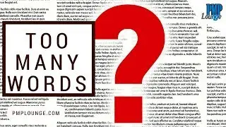 How to Answer PMP Questions that have Too Many Words and Too Much Information?