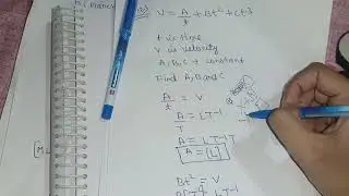 U 12 Unit and Dimensions Ques no 12 for JEE Mains and NEET UG..