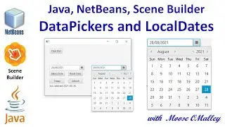 Java, NetBeans, SceneBuilder - DatePickers and LocalDates