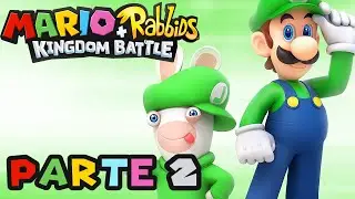 MARIO + RABBIDS Kingdom Battle - Gameplay Español Parte 2 | Mundo 2 Desierto Sorbete