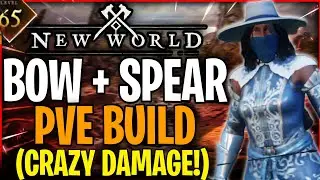 New World *BEST* Bow + Spear PvE Build - INFINITE Rapid Shot! (New World Season 3 Bow PVE Build)