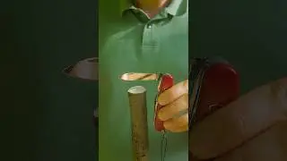 outdoor lifehack with swiss knife 
