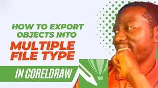 How to Export Objects from CorelDraw to Different File Formats with One Click