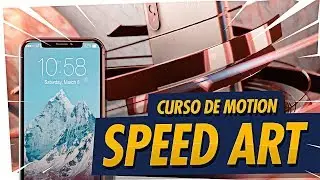 SPEED ART - CURSO de MOTION COM ELEMENT 3D - {After Effects + Cinema 4D}