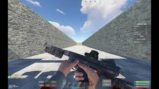 3600 HOURS RUST RECOIL AK, LR-300, THOMPSON, SMG, MP5 25m 100m 150m
