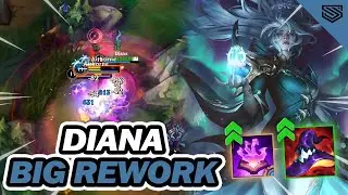 DIANA REWORK IS BROKEN 🔥 YOU CAN MOVE ON ULTIMATE - Diana Wild Rift Gameplay